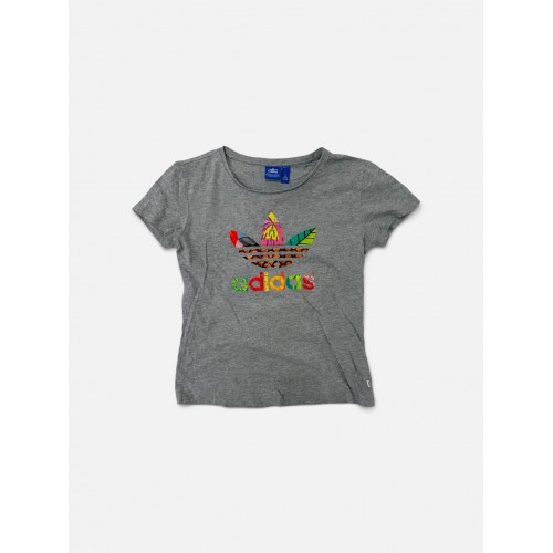Adidas Originals Γυναικείο Graphic T-Shirt Γκρι